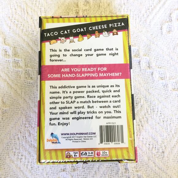 Taco Cat Goat Cheese Pizza card game NEW sealed ages 8+ 3–8 players 2017 - Picture 2 of 6